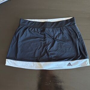 Adidas Women's Mini Skort in Black and White